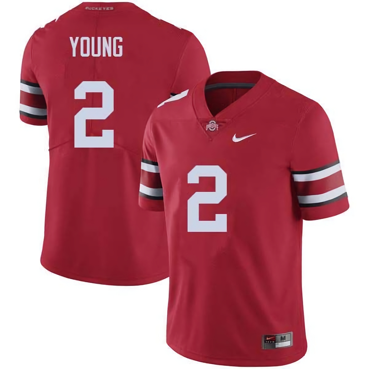 Chase Young Ohio State Buckeyes Men's NCAA #2 Nike Red College Stitched Football Jersey RST0456ZL